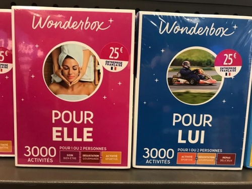 Wonderbox - boxes stéréotypées